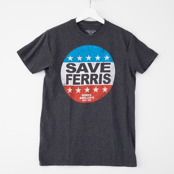 Tops - "Save Ferris" Ferris Bueller T-shirt